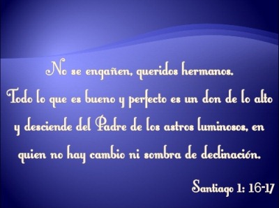 SANTIAGO 1:16-17